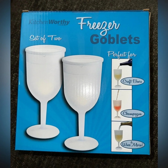 NIB Freezer Goblet Set - Picture 1 of 5